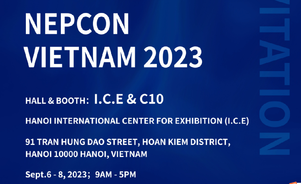 展会预告|人生就是搏智能亮相NEPCON VIETNAM 2023